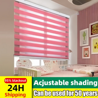 【Fast shipping】50/80/90/120/140/150cm Korean Roller Blinds For Window Home Blackout Blinds Sunblock