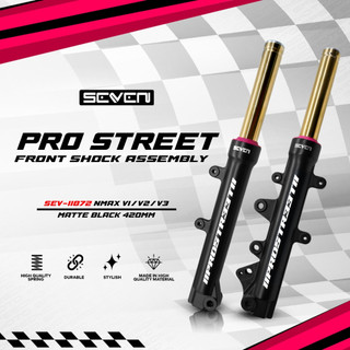 SEVEN SERIES PRO STREET FRONT SHOCK ASSY NMAX ADV PCX CLICK BEAT FI MIO i125 AEROX PCX SNIPER