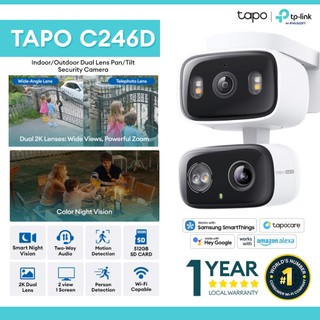 Tp-Link Tapo C246D Indoor/Outdoor Dual Lens Pan/Tilt Security Camera
