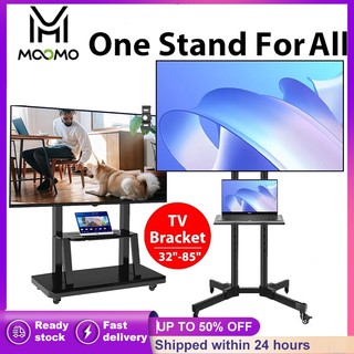 TV Brackets Stand Monitor 32-85 Inch Screen Movable TV Rack Stand With Wheels Mobile TV Floor Base