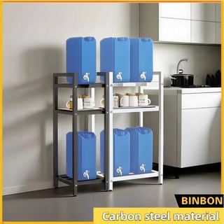 2-3 Tier Kitchen Water Bucket Rack Water Container Rack High Load Capacity Organizer Large Capacity