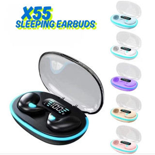 X55 Sleeping Earbuds Wireless Mini Headphones For Work  Bluetooth Earphone Stereo Hidden Headsets