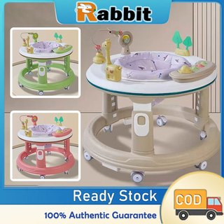 Rabbit Baby Walker Infant Multi-Functional Adjustable Gears Walker Suitable For 6-24 Months