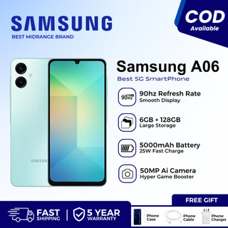 Samsung Galaxy A06 Smartphone 6GB + 128GB Storage | 6.7'' Display | 50MP Ai Camera | Samsung Knox