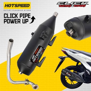 HOTSPEED Muffler Pipe For Click 125i 150i Original Power Pipes V3 With Stainless Elbow 1set lto