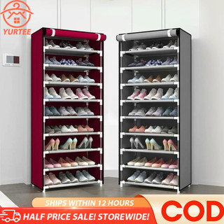 Multi-Layer Shoe Rack Organizer Stainless Steel Home Use Simple Shoe Cabinet Multifunctional