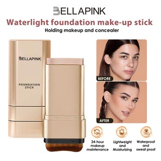 BELLAPINK Foundation Stick Oil Control Concealer Waterproof Base Makeup 24H Lasting Makeup