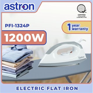 Astron PFI1324P Electric Flat Iron - Lightweight | Easy Glide | 1200W