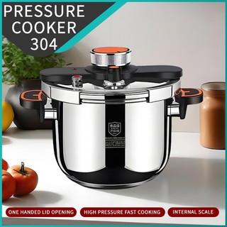 pressure cooker stainless steel 6L large capacity pressure cooker standard pressure cooker gauge mad