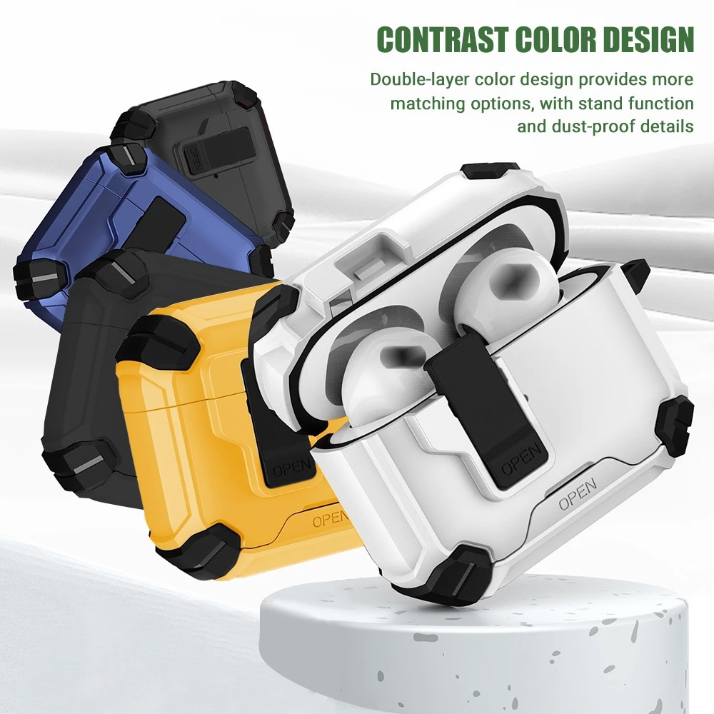 เคสหูฟัง For Samsung Galaxy Buds 3/Pro Pop-Up Stand |ตัวล็อคแบบ Ultra-Secure|ขายึด 2 ทาง