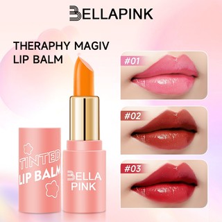 BELLAPINK Tinted Lip Balm Theraphy Magic Lasting Waterproof Lip Tint Stain Lipstick High Pigmented