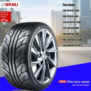 Wanli Sport Racing Race Cars Tires Passenger Car Tires(195/50R15 82W, 195/55R15 85V, 215/45 R17 XLW)
