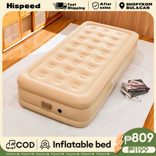 Inflatable Air Bed  Air Mattress with Built-in Pump Fast & Easy Inflation Foldable Blow Up Mattress