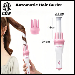 CQW Automatic Hair Curler Styling Stick 360 Rotating Constant Curling Iron