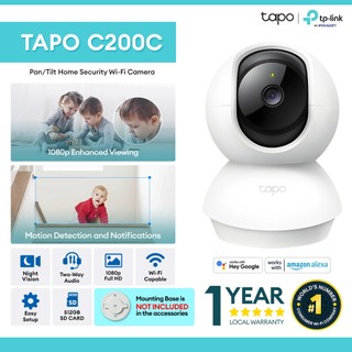 TP-Link Tapo C200C Pan/Tilt Home Security Wi-Fi Camera | CCTV Camera | Home Camera