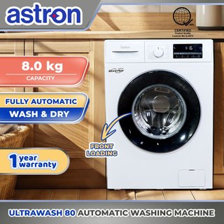 Astron ULTRAWASH80 Front Load Fully Automatic Washing Machine - Full DC Inverter | 8kg |