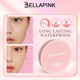 BELLAPINK Oil Control Face Powder Matte Waterproof Flawless Setting Powder Compact Face Oil Control