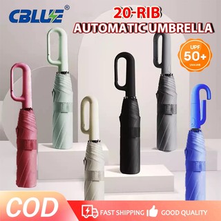 CBLUE Upmarket 20 Ribs Automatic Umbrella UV Storm-resistant Large Anti Sun Rain Folding Umbrellas