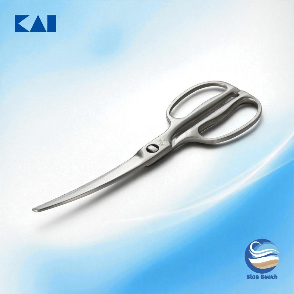 KAI Sekimagoroku DH3346/กรรไกรทำอาหาร/สแตนเลสแท้/ผลิตในญี่ปุ่น/คมกริบ/ถอดล้างได้/โค้งมน
