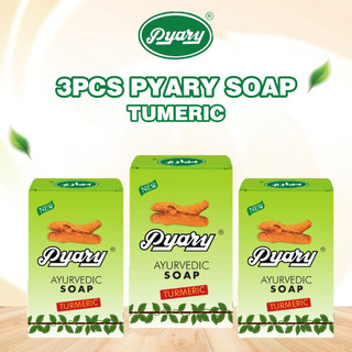 3PCS Pyary Turmeric Soap Acne Treatment 75g