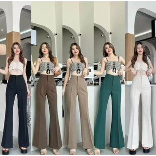 Bosen/NO GARTER Trousers Flare Pants Womenswear  Bootcut Leg Office Wear Slaks For Women*9901