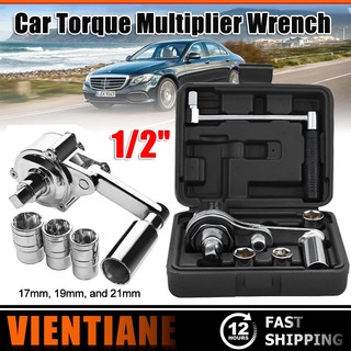 1/2" Torsional Torque MultiplierWrench Labor-Saving Lug Nut Remover Car Tire Disassembly Force Wrenc