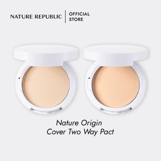 NATURE REPUBLIC NATURE ORIGIN COVER TWO WAY PACT SPF30 PA+++  02 NATURAL BEIGE