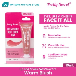 PRETTY SECRET Lip and Cheek  Soft Glow Warm Blush Tint