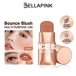BELLAPINK Makeup Blush Stick Lip & Cheek On 3 In 1 Hydrating Gloss