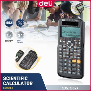 Deli Multifunctional Scientific Calculator Staionery School Supplies-552 Functions ED991EX