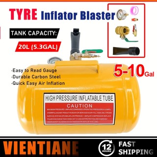 3/5/10 Gallon high pressure Inflator tire inflation tube blasting tire repair tool vacuum