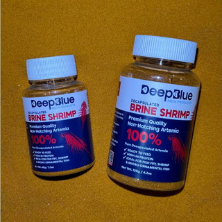 Deep Blue Decapsulated Brine Shrimp - NO HATCH (60g/120g)