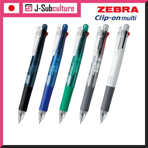Zebra Multifunctional Pen Clip-on Multi 4 Colors + Mechanical Pencil BASA1[Direct from Japan]