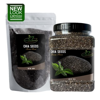 Chia Seeds (Organic, Black, High in Fiber and Protein Superfood)