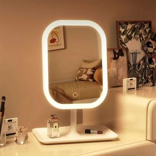 Portable Vanity Mirror With Lights LED Makeup Mirror Adjustable Cosmetics Mirror Beauty Mirror