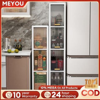 MEYOU Slim Cabinet Organizer kitchen Organizer Storage Rack Gap Storage Cabinet Organizer With Wheel