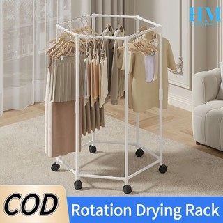 Floor Quilt Rack Bold Easy To Put Drying Rack Balcony Folding Hanger Dormitory Rod Hanger Hexagonal