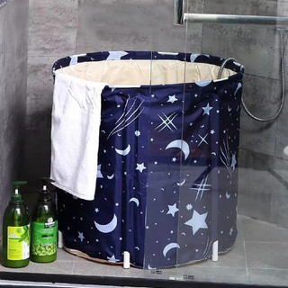 Portable Bathtub, Foldable Free Standing Soaking Bath Tub Bathtub Bathroom Spa Thickening