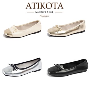 ATIKOTA Women Flat Shoes Solid Color  Casual Elegant Daily Shoe for Ladies
