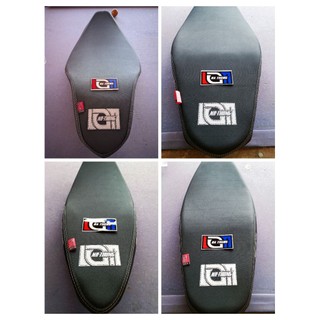 NATHONG FLATSEAT (matt black) WHITE LOGO MADE IN THAILAND nmax/aerox/pcx160/m3/gear/raider/smash115