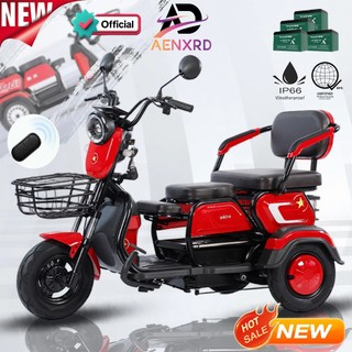 【In stock】e bike 3 wheel For Adult electric bike vehicles 72V 800W Max Speed 45KM/H With three seats