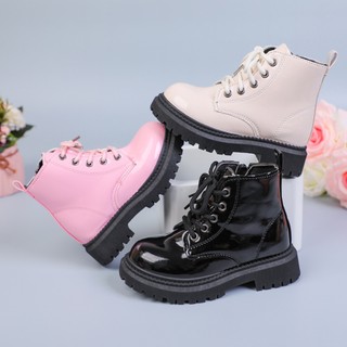 Maxi 1-5 Olds Leather Martin Boots for Kids Girls Quality zip ankle Boots for kids unisex Size20-31