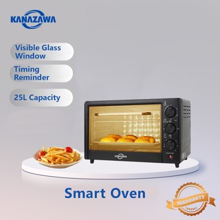 KANAZAWA 25L Electric Oven - Multipurpose Baking Oven with Dual Racks for Home Kitchen