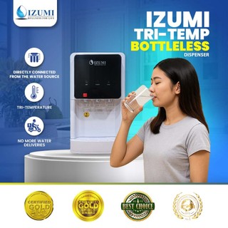 Izumi Tri Temp Bottleless Dispenser Counter Top