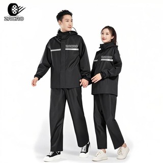 ZACRO Rain Coat For Motorcycle Waterproof Motor Bicycle Outdoor Raincoat Men Motorbike Rain Suit