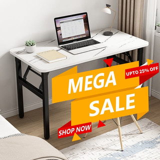 Foldable Computer Table Dining Table Study Desk Office Conference Folding Table