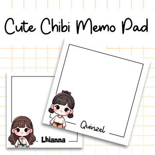 Cute Chibi | Customized Memo Pads | Loose Leaf Pads