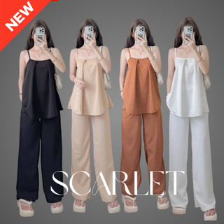 SCARLET Madison Coordinates Sleeveless Top and Flare Pants for Women | Small to Semi Large