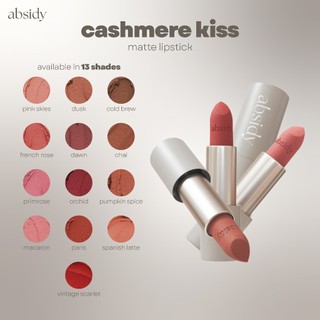 Absidy Cashmere Kiss Matte Lipsticks