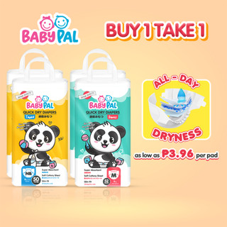 BabyPal Buy 1 Take 1 Quick Dry Diaper for Baby Taped Pants Newborn to XXXL Baby Needs Collection